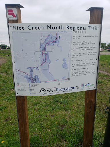 Rice Creek Regional Trail map: Ingress portal